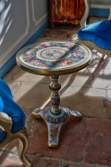 Porcelain pedestal table "Allegory of Music", 19th century