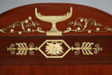 Mahogany bed with ormolu decoration