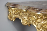 Gilded wood console