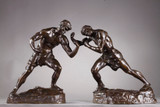 Sculpture Boxeur signée Lambeaux
