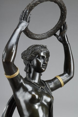 Antiquité, sculpture en bronze