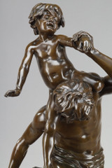 Sculpture signed Gaston Leroux