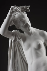 Very large nymph sculpture Amalthée