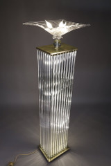 Lampe sur pied en verre de Murano