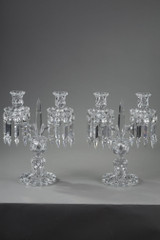 Crystal candlesticks