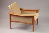 Oskar Langlo teak armchairs