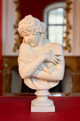 让·安托万·侯顿（Jean Antoine Houdon）（1741-1828）之后的饼干胸围：谦虚