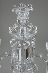 Paire de girandoles en cristal de Baccarat