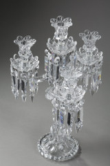 Pair of crystal candelabras