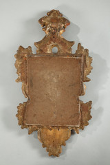 Deux miroirs anciens en bois doré