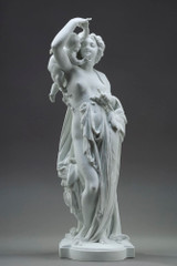 Draped female figures in the classical style