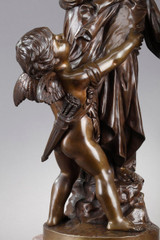 Bronze statue signed by Jean Bulio