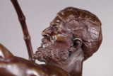 GRAND BRONZE "L'OISELEUR INDOU" D'AUGUSTE DE WEVER (1836-1910)