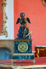 "LOVE READING" CLOCK BOUNDARY BY LEDURE BRONZIER AND HEMON CLOCKMAKER