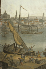 Wallpaper of Boston Harbor in the 19th century