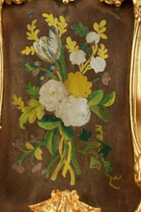 PENDULE ROCAILLE EN BRONZE DORE