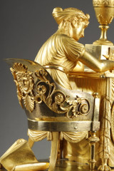 Reloj Imperio, La lección de astronomía, principios del siglo XIX