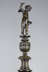 COPPIA DI ALARI DI LANDIERS IN STILE RINASCIMENTALE