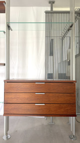 Etagère modulaire design pouvant faire office de séparateur de pièce, années 70