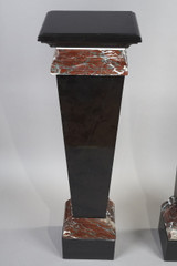 Paire de gaine en marbre