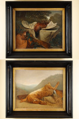 Tableau de Léopold Durangel représentant un lièvre