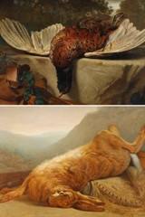 Paire de tableaux animaliers de Léopold Durangel