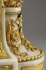 IMPORTANTE CALENDARIO DEL PERÍODO DE LUIS XVI, QUE REPRESENTA A VENUS Y LA COPA, FRANCIA, ALREDEDOR DE 1785