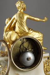 IMPORTANTE CALENDARIO DEL PERÍODO DE LUIS XVI, QUE REPRESENTA A VENUS Y LA COPA, FRANCIA, ALREDEDOR DE 1785