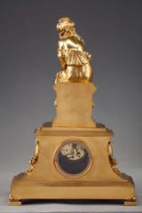 Pendule Le Masson en bronze doré Pendule Le Masson en bronze doré