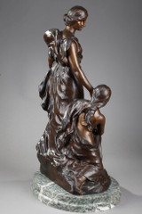 «Молодые женщины с цветами» Сильвен Кинсбургер (1855-1935)