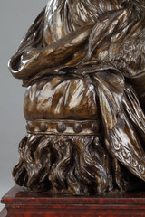 Bronze subject according to the self-portrait of Madame Vigee-Lebrun with her daughter, Julie