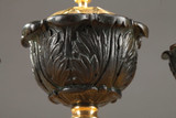 ÉCRITOIRE ANCIEN EN BRONZE ET MARBRE DE SIENNE, EPOQUE XIXE SIECLE ÉCRITOIRE ANCIEN EN BRONZE ET MARBRE DE SIENNE, EPOQUE XIXE SIECLE