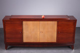 ART DECO ROSEWOOD, MAHOGANY AND SHAGREEN BUFFET