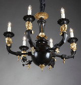 Ancienne suspension en bronze XIXe Ancienne suspension en bronze XIXe