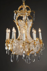 Antique basket chandeliers