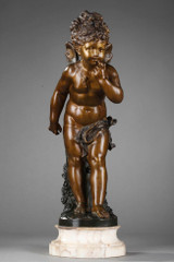 SCULPTURE EN BRONZE "PSYCHE" DE PAUL DUBOY (1830-1887) SCULPTURE EN BRONZE "PSYCHE" DE PAUL DUBOY (1830-1887)