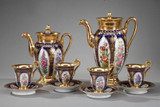 Charles X style coffee service