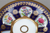 COFFEE SERVICE IN PORCELAIN OF PARIS 6 PIECES OF  CHARLES X STYLE