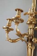 Louis 16 gilded wall lamp
