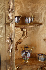 Louis XV showcase, Italian work