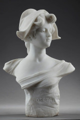 Cosette" marble bust