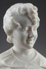 Sculpture 19e en albâtre