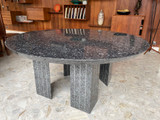 Table à manger ronde en granit