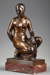 Statuette en bronze, WMF, Allemagne