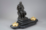 Inkwellwith statuette of "Moses