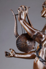Bronze ancien Orphée et Eurydice Bronze ancien Orphée et Eurydice