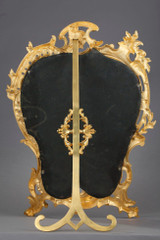 Miroir chantourné doré, 19e siècle