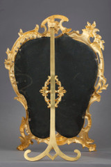 Miroir chantourné doré, 19e siècle Miroir chantourné doré, 19e siècle