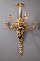 Pair of antique Empire sconces