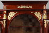 Empire mahogany bookcase